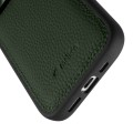 MELKCO Skórzane Etui Obudowa Plecki do iPhone 16 Pro Max zielone