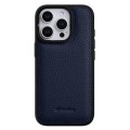 MELKCO Skórzane Etui Obudowa Plecki do iPhone 16 Pro Max granatowe
