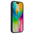 MELKCO Skórzane Etui Obudowa Plecki do iPhone 16 Pro Max pomarańczowe