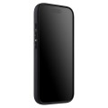 MELKCO Skórzane Etui Obudowa Plecki do iPhone 16 fioletowe