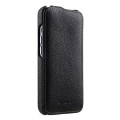 MELKCO MagSafe Skórzane Etui z Klapką do iPhone 15 Pro czarne