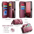 CASEME Etui Portfel Pokrowiec do Samsung Galaxy S25 FE bordowe