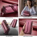 CASEME Etui Portfel Pokrowiec do Samsung Galaxy S25 FE bordowe