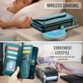CASEME Etui Portfel Pokrowiec do Samsung Galaxy S25 FE zielone