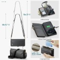 CASEME Etui Portfel Pokrowiec do Samsung Galaxy S25 FE czarne