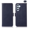 Skórzane Etui Pokrowiec FRID do Samsung Galaxy S25 FE granatowy