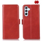 Skórzane Etui Pokrowiec FRID do Samsung Galaxy S25 FE czerwony