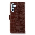 Skórzane Etui Pokrowiec FRID do Samsung Galaxy S25 FE brązowy