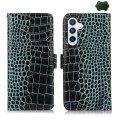 Skórzane Etui Pokrowiec FRID do Samsung Galaxy S25 FE zielony