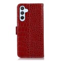 Skórzane Etui Pokrowiec FRID do Samsung Galaxy S25 FE czerwony