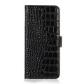 Skórzane Etui Pokrowiec FRID do Samsung Galaxy S25 FE czarny