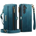 CASEME Etui Portfel Pokrowiec RFiD do Samsung Galaxy S25 FE zielone