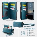 CASEME Etui Portfel Pokrowiec RFiD do Samsung Galaxy S25 FE zielone