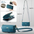 CASEME Etui Portfel Pokrowiec RFiD do Samsung Galaxy S25 FE zielone
