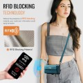 CASEME Etui Portfel Pokrowiec RFiD do Samsung Galaxy S25 FE zielone