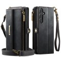 CASEME Etui Portfel Pokrowiec RFiD do Samsung Galaxy S25 FE czarny