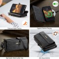 CASEME Etui Portfel Pokrowiec RFiD do Samsung Galaxy S25 FE czarny