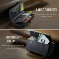 CASEME Etui Portfel Pokrowiec RFiD do Samsung Galaxy S25 FE czarny