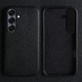 Skórzane Magnetyczne Etui do Samsung Galaxy S25 FE czarne