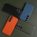 Skórzane Magnetyczne Etui do Samsung Galaxy A37 granatowe