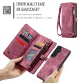 CaseMe Etui Portfel Pokrowiec do Samsung Galaxy A57 czerwony