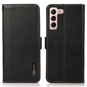 Skórzane Etui Pokrowiec FRID do Samsung Galaxy S25 FE czarny