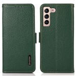 Skórzane Etui Pokrowiec FRID do Samsung Galaxy A37 zielony