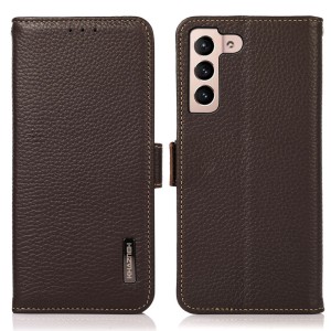 Skórzane Etui Pokrowiec FRID do Samsung Galaxy A37 brązowy