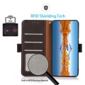 Skórzane Etui Pokrowiec FRID do Samsung Galaxy A37 brązowy