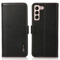 Skórzane Etui Pokrowiec FRID do Samsung Galaxy A37 czarny