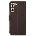 Skórzane Etui Pokrowiec FRID do Samsung Galaxy A57 brązowy