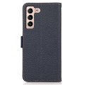 Skórzane Etui Pokrowiec FRID do Samsung Galaxy A57 niebieski