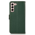 Skórzane Etui Pokrowiec FRID do Samsung Galaxy A57 zielony