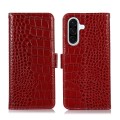Skórzane Etui Pokrowiec FRID do Samsung Galaxy A37 czerwony