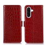 Skórzane Etui Pokrowiec FRID do Samsung Galaxy A37 czerwony