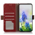 Skórzane Etui Pokrowiec FRID do Samsung Galaxy A37 czerwony