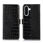 Skórzane Etui Pokrowiec FRID do Samsung Galaxy A37 czarny