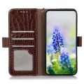 Skórzane Etui Pokrowiec FRID do Samsung Galaxy A57 brązowy