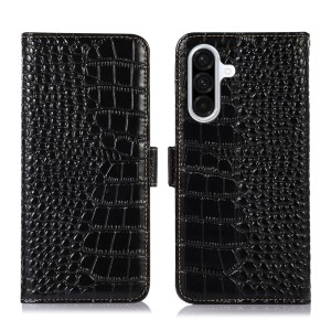 Skórzane Etui Pokrowiec FRID do Samsung Galaxy A57 czarny