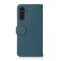 Zielone Skórzane Etui Pokrowiec do Samsung Galaxy A37
