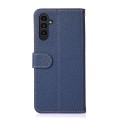 Granatowe Skórzane Etui Pokrowiec do Samsung Galaxy A37