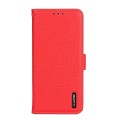 Czerwone Skórzane Etui Pokrowiec do Samsung Galaxy A37