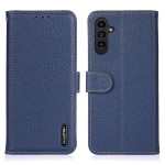 Granatowe Skórzane Etui Pokrowiec do Samsung Galaxy A57