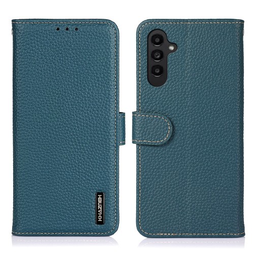 Zielone Skórzane Etui Pokrowiec do Samsung Galaxy A57