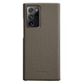 MELKCO Skórzane Etui Obudowa Plecki do Samsung Galaxy Note 20 Ultra szare
