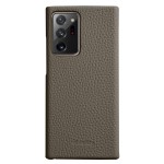 MELKCO Skórzane Etui Obudowa Plecki do Samsung Galaxy Note 20 Ultra szare