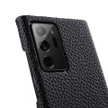 MELKCO Skórzane Etui Obudowa Plecki do Samsung Galaxy Note 20 Ultra czarne