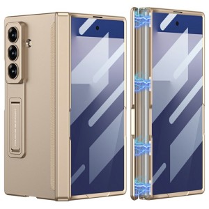 Etui Ochronne ze Szkłem GKK do Samsung Galaxy Z Fold7 5G złote