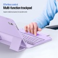 Dux Ducis YK Series Etui Klawiatura Gładzik do iPad 2025 / iPad 10.9 2022 fioletowe