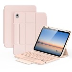 Dux Ducis YK Series Etui Klawiatura Gładzik do iPad 2025 / iPad 10.9 2022 różowe